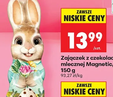 Zajączek z czekolady mlecznej promocja w Biedronka