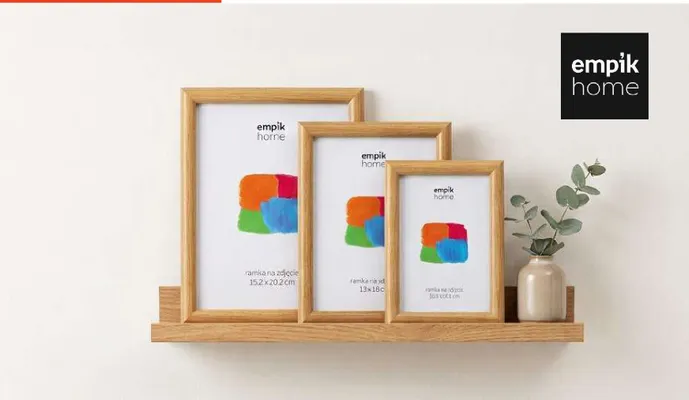 Ramka na zdjęcie Scandi 13x18 mm Empik Home promocja w Empik