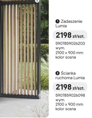 Ścianka ruchoma Lumia promocja w Castorama