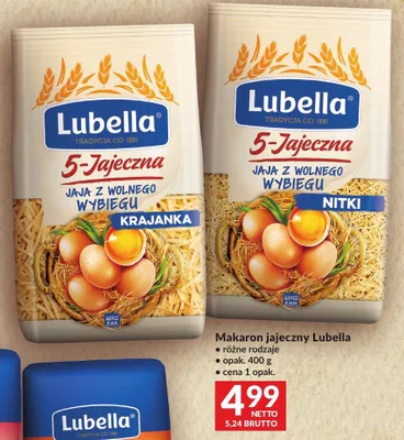 Makaron jajeczny Lubella 5-Jajeczna nitki promocja w Makro