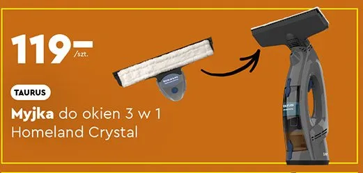 Myjka do okien 3 w 1 Homeland Crystal promocja w Biedronka Home