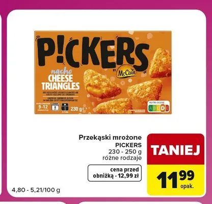 Przekąski mrożone Pickers promocja w Carrefour Market