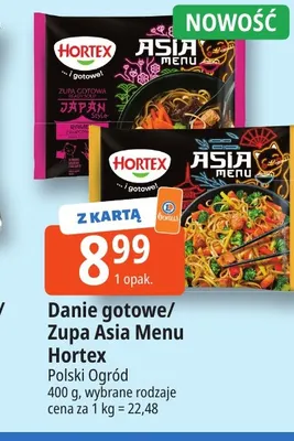 Zupa Hortex Asia Menu promocja w Leclerc