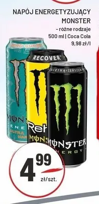 Napój energetyzujący Monster promocja w Sedal