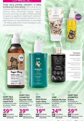 Nawilżający szampon do włosów YOPE Hydrate My Hair promocja w Hebe