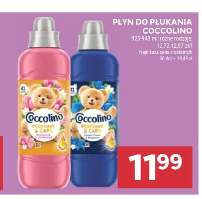 Płyn do płukania Coccolino promocja w Stokrotka