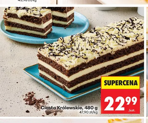 Ciasto Królewskie promocja w Biedronka