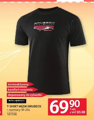 T-shirt męski Brubeck promocja w Selgros