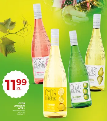 Cydr Lubelski klasyczny promocja w Duży Ben