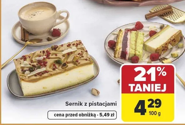 Delicja pistacjowa promocja w Carrefour