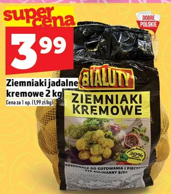Ziemniaki jadalne kremowe promocja w TOPAZ