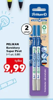 Korektory Super Pirat Pelikan 2-pak promocja w Kaufland