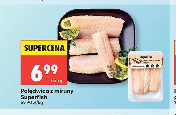Polędwica z miruny Superfish promocja w Biedronka