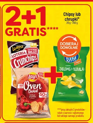 Chipsy lub chrupki promocja w POLOmarket