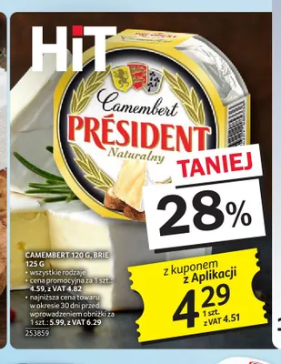 Ser Brie Président promocja w Selgros