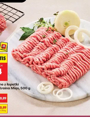Mięso mielone z łopatki wieprzowej Kraina Mięs promocja w Biedronka
