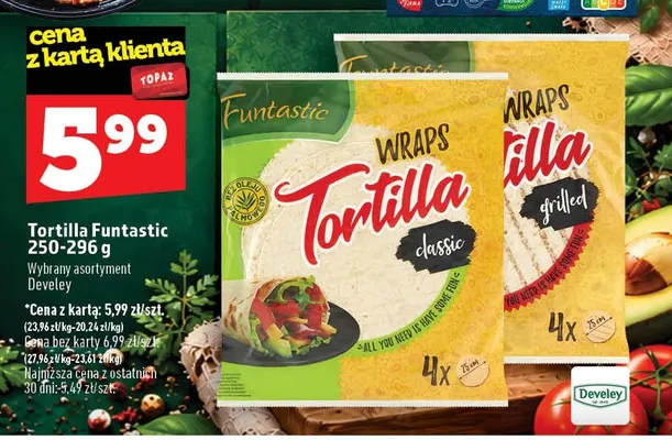 Tortilla Funtastic classic promocja w TOPAZ