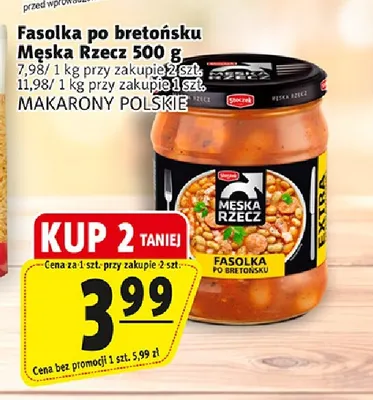 Fasolka po bretońsku Męska Rzecz promocja w Prim Market