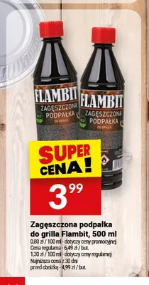 Zagęszczona podpałka do grilla Flambit promocja w Twój Market