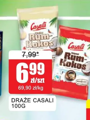 Draże Casali Rum-Kokos promocja w Bingo