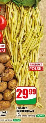 Fasolka szparagowa promocja w Dino