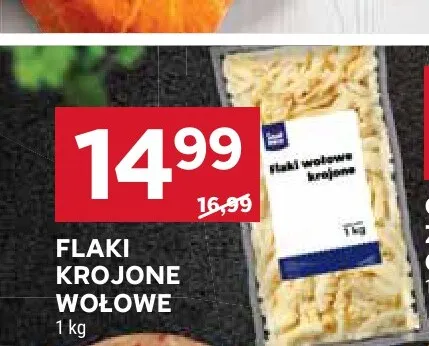 Flaki krojone wołowe promocja w Stokrotka