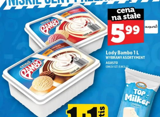 Lody Bambo promocja w TOPAZ