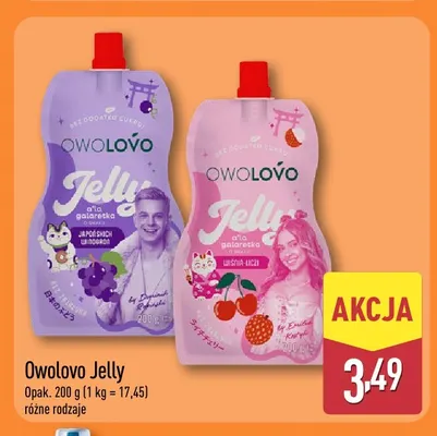 Mus Owolovo Jelly o smaku japońskich winogron promocja w Aldi