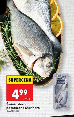 Świeża dorada patroszona promocja w Biedronka