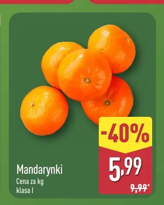 Mandarynki Aldi promocja w Aldi