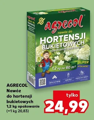 Nawóz Agrecol do hortensji bukietowych 1,2kg opakowanie promocja w Kaufland