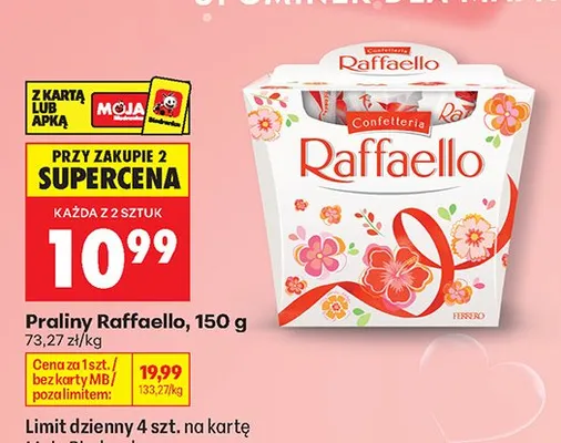 Praliny Raffaello promocja w Biedronka