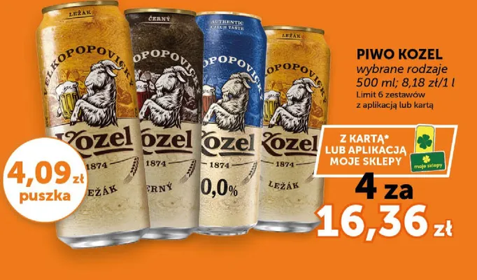 Piwo wybrane rodzaje promocja w Groszek
