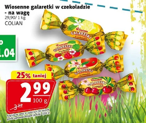Wiosenne galaretki w czekoladzie - na wagę promocja w Prim Market
