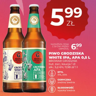 Piwo Grodziska APA promocja w Duży Ben