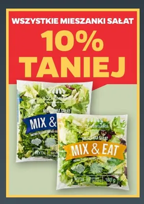 Mieszanki sałat promocja w Netto