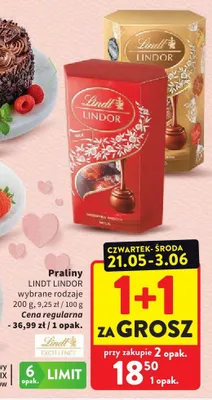 Praliny Lindor Lindt promocja w Intermarche