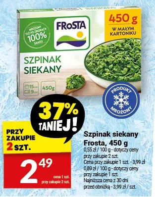 Szpinak siekany promocja w Twój Market