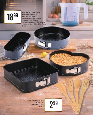 Akcesoria bambusowe 2 rodzaje: łopatka/łyżka promocja w Dino