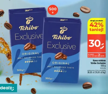 Kawa mielona Exclusive promocja w Dealz