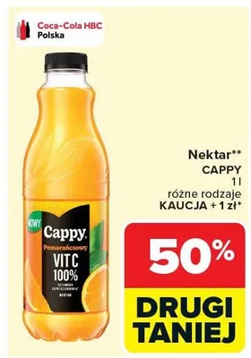 Nektar 1l różne rodzaje promocja w Carrefour Market