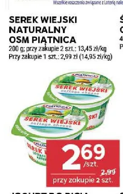 Serek wiejski naturalny OSM Piątnica promocja w Stokrotka