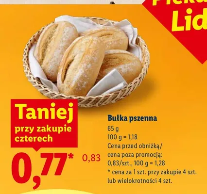 Bagietka pszenna promocja w Lidl
