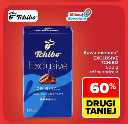Kawa mielona Tchibo Exclusive Original promocja w Carrefour