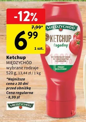 Ketchup Międzychód łagodny wybrane rodzaje promocja w Intermarche