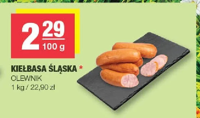 Kiełbasa Śląska Olewnik promocja w SPAR