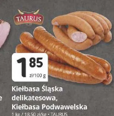 Kiełbasa Podwawelska Taurus promocja w Marketvita