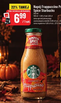 Napój Frappuccino Pumpkin Spice Starbucks promocja w POLOmarket