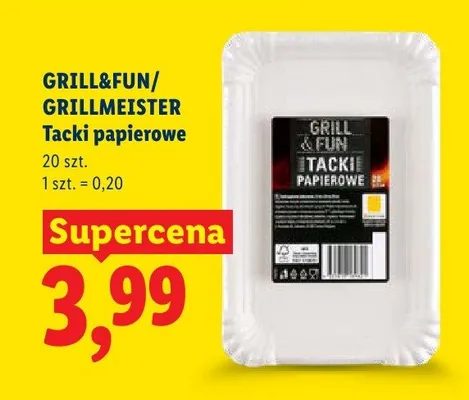 Tacki papierowe promocja w Lidl