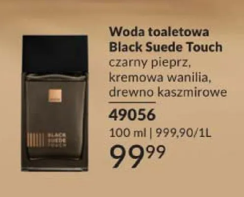 Woda toaletowa Avon Black Suede Touch promocja w AVON